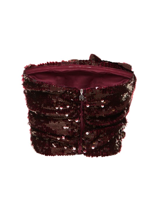 Rotate: Crop top ruché en sequins