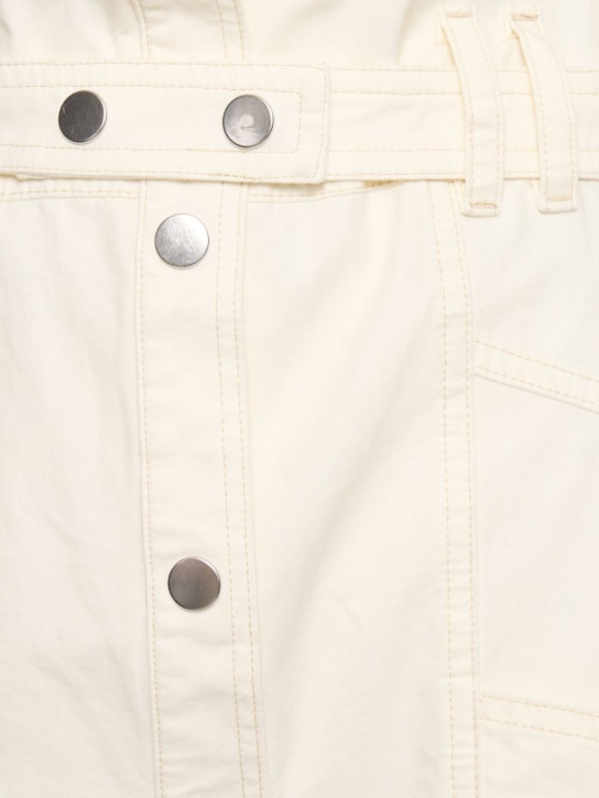 Marant Etoile: Combinaison en coton avec ceinture Kiara