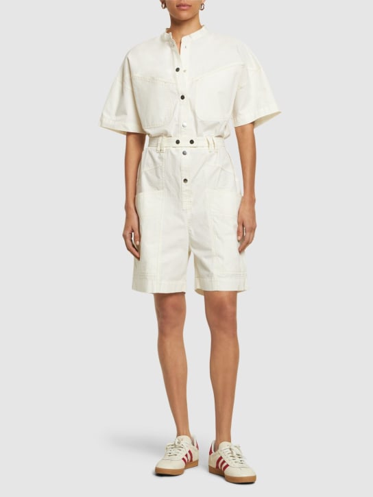 Marant Etoile - Combinaison en coton avec ceinture Kiara