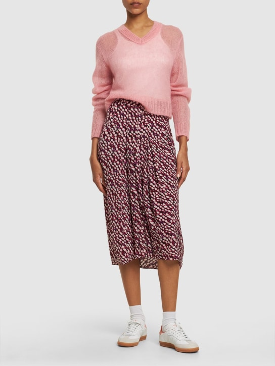 Marant Etoile - Jupe longue en viscose imprimée Eolia