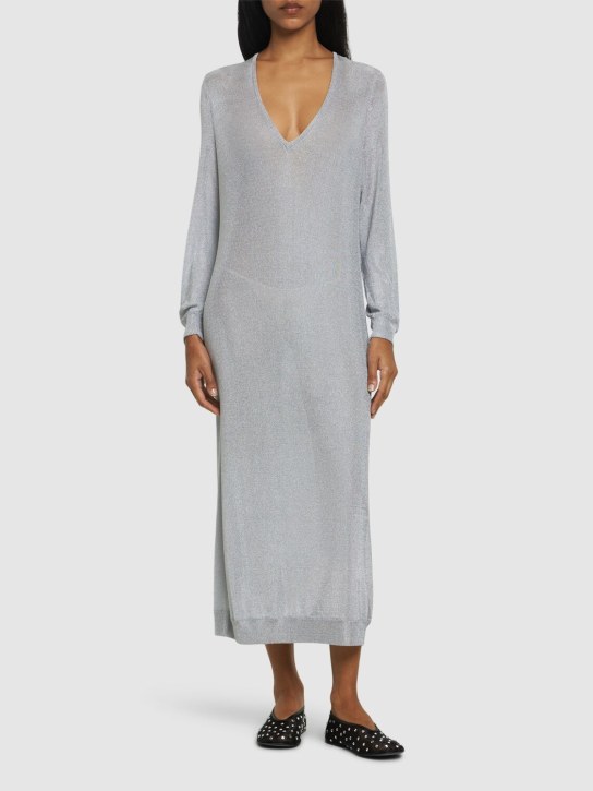 Interior - Robe longue en viscose mélangée The Croft