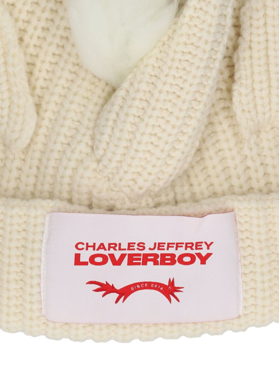 Charles Jeffrey LOVERBOY - Beaniemütze aus Baumwolle „Chunky Unicorn“