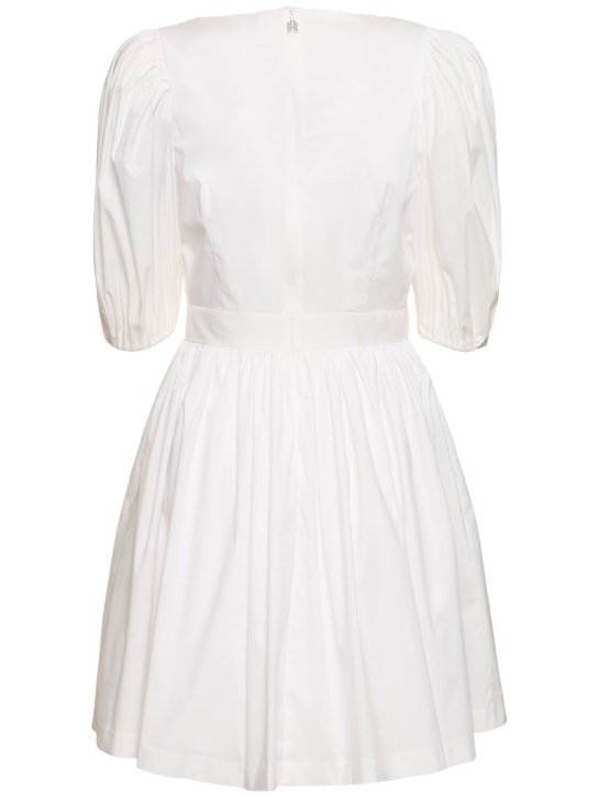 Rotate: Marie puff sleeve cotton mini dress