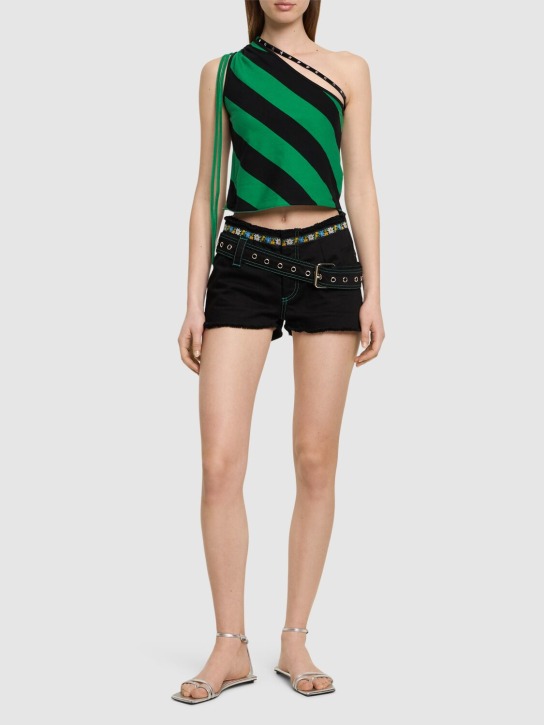 Cormio - Short en denim & ceinture Robin