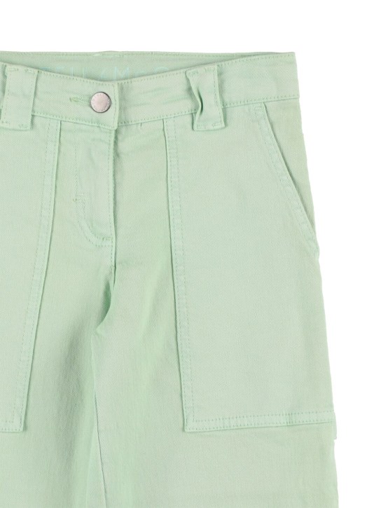 Stella McCartney Kids - Pantaloni carpenter in denim organico