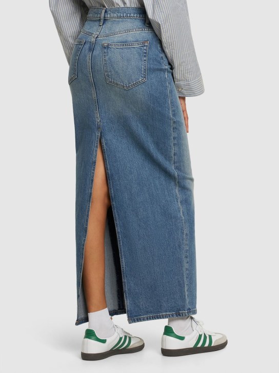Reformation: Ultrahoher Maxirock aus Denim „Daria“