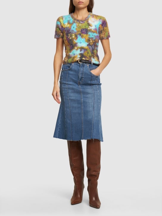Reformation - Jupe midi en denim Juliana