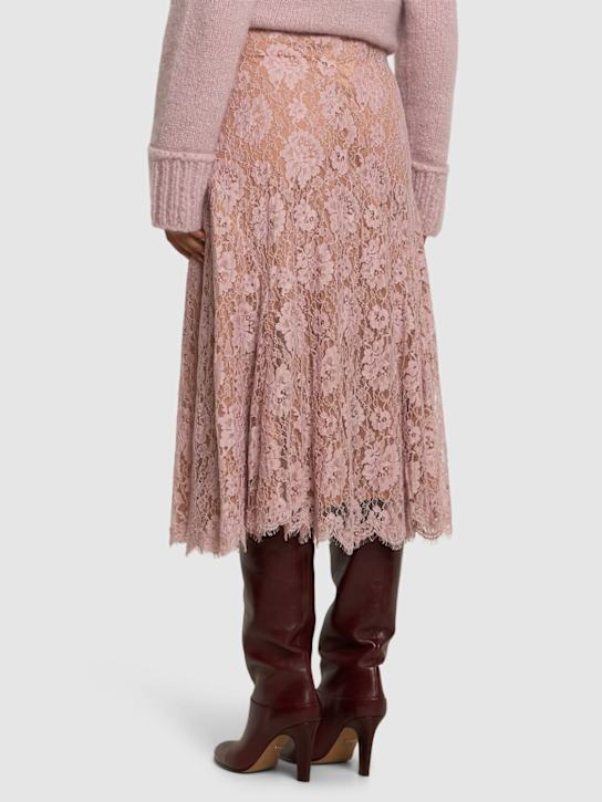 Michael Kors Collection: Falda de algodón con encaje