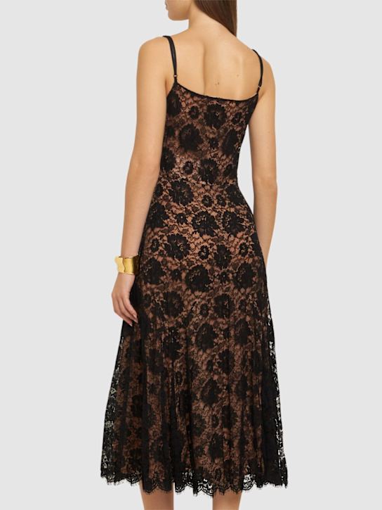 Michael Kors Collection: Vestito Crushed Dance in pizzo a fiori