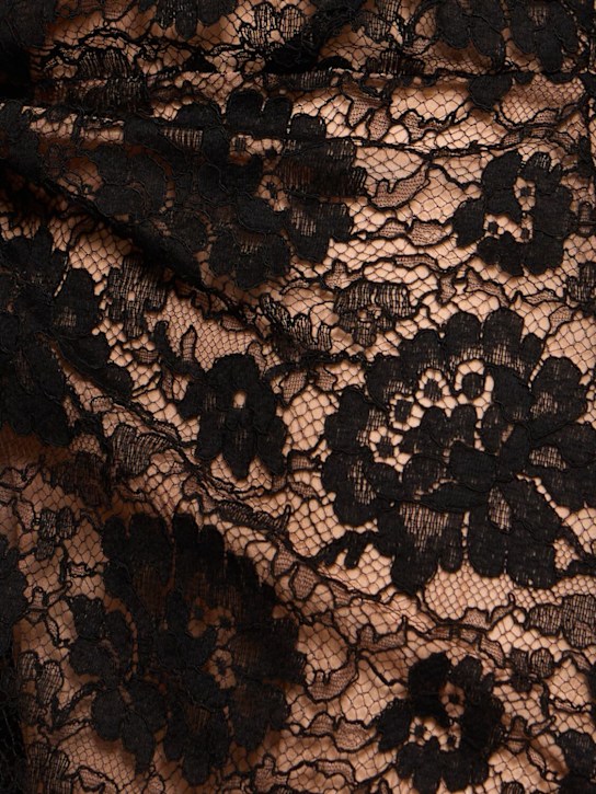 Michael Kors Collection: Vestito Crushed Dance in pizzo a fiori