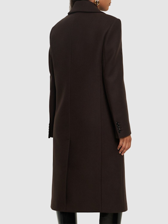 Michael Kors Collection: Abrigo de melton de lana