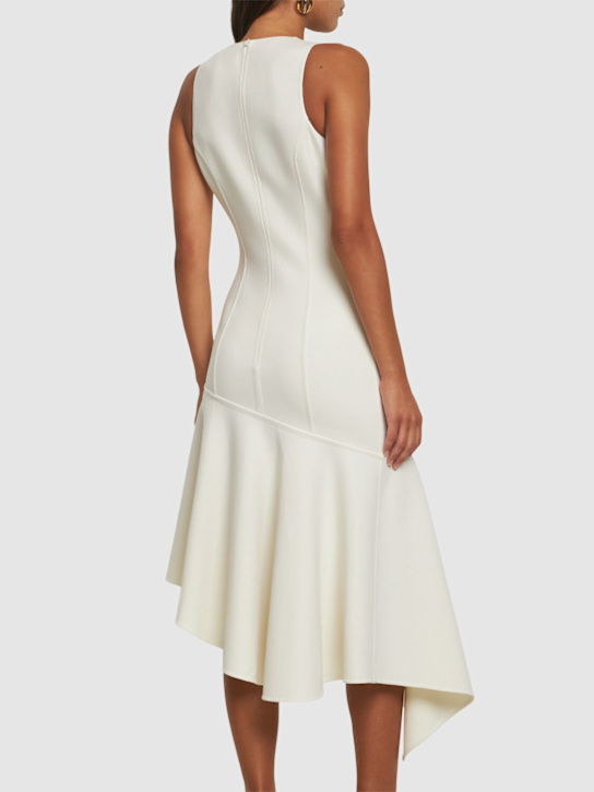 Michael Kors Collection: Asymmetrical draped midi dress