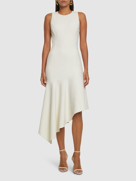 Michael Kors Collection - Vestito midi asimmetrico drappeggiato