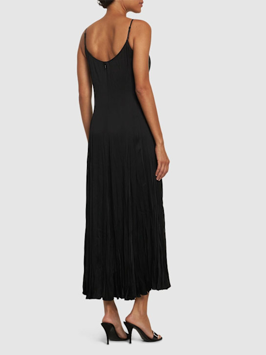 Michael Kors Collection: Jamison crush charmeuse midi slip dress