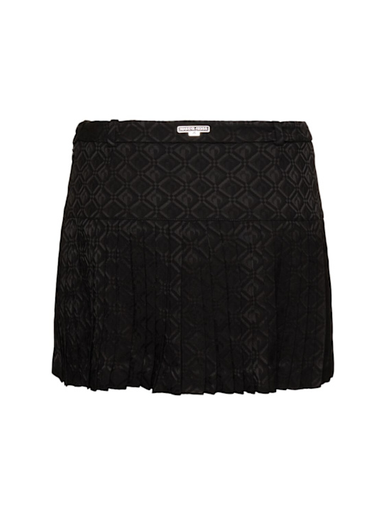 Marine Serre: Minirock aus Jacquard „Moon Diamond“