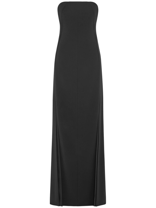 16arlington: Angelique strapless crepe gown