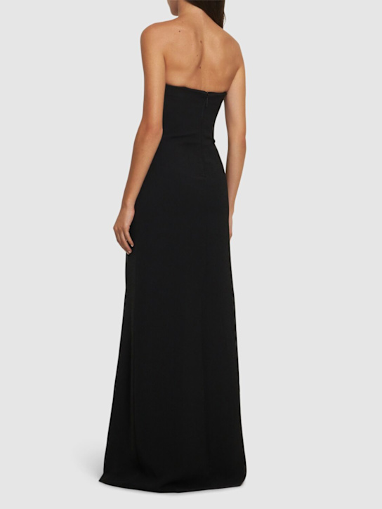 16arlington: Angelique strapless crepe gown
