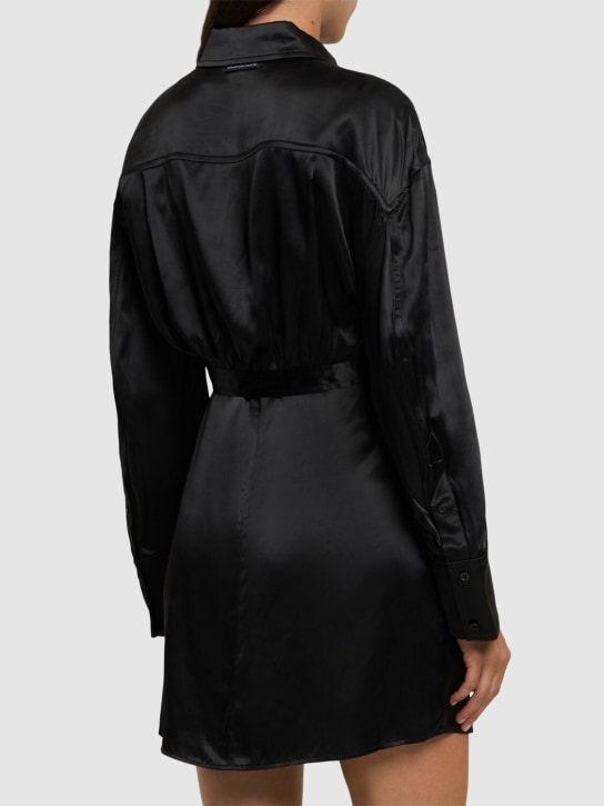 Alexander Wang: Robe & boléro en viscose satinée