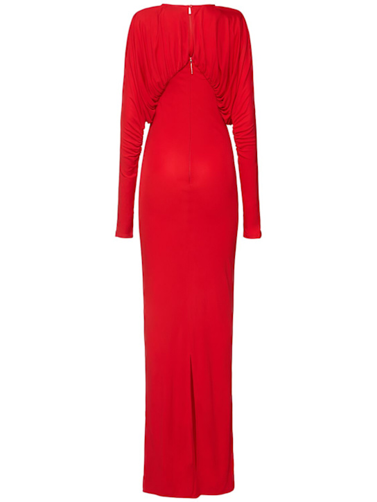 16arlington: Robe longue en jersey Vernest