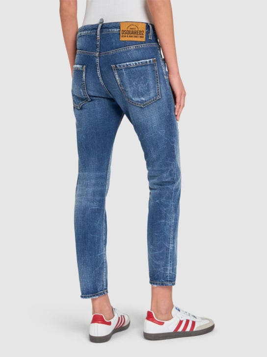 Dsquared2: Mittelhohe, gerade Jeans „Cool Girl“