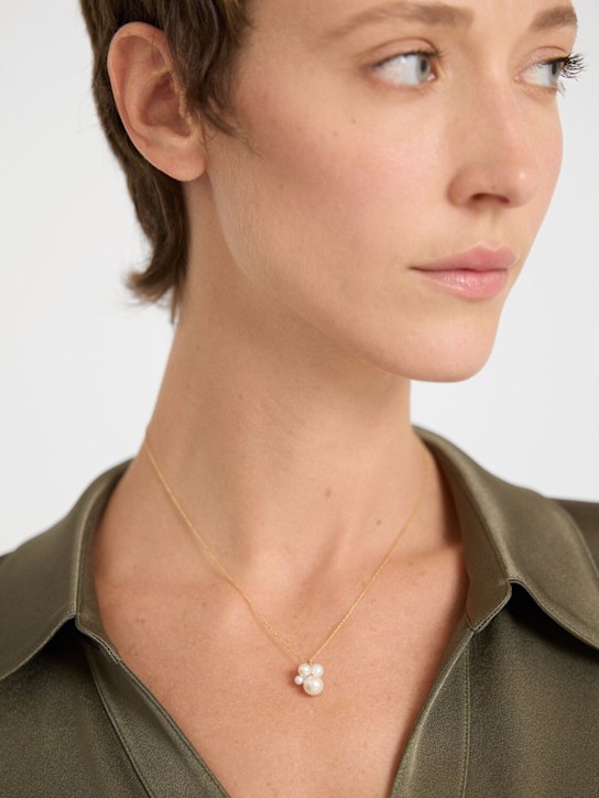 Sophie Bille Brahe: CollanaBisou Simple 14kt con perle