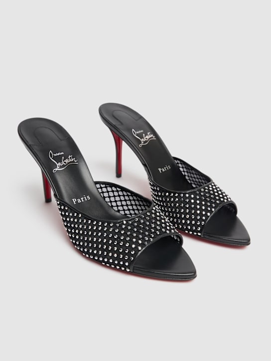 Christian Louboutin: 80mm Apostropha mesh mules