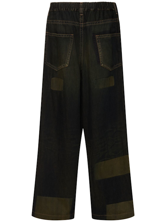 Mihara Yasuhiro: Jeans aus Denim mit weitem Bein