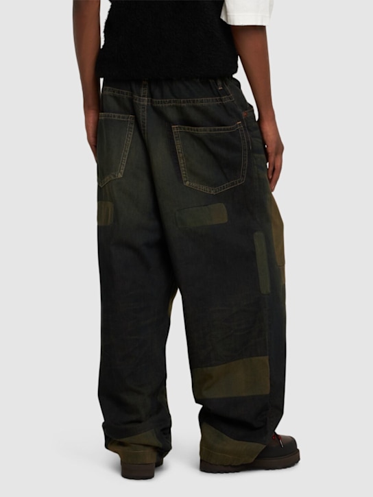 Mihara Yasuhiro: Jeans aus Denim mit weitem Bein