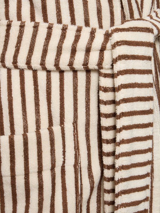 Tekla: Kodiak Stripes bathrobe