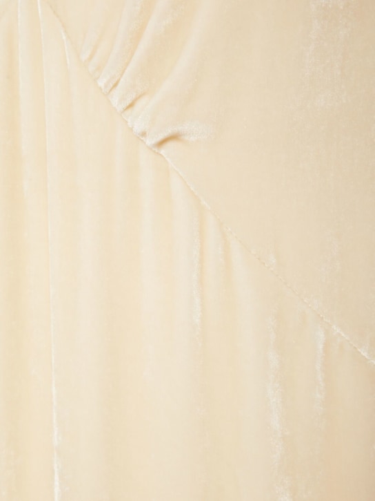 Blumarine: Langes Kleid aus Samt
