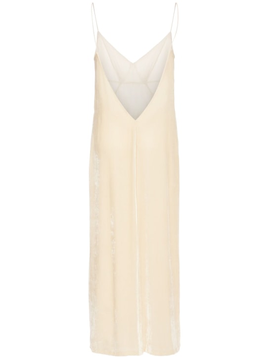 Blumarine: Langes Kleid aus Samt