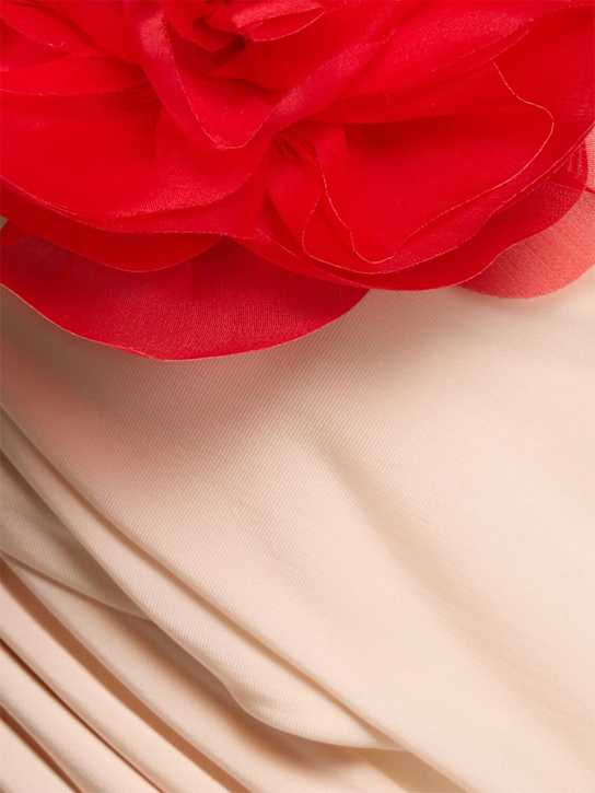 Magda Butrym: Robe mi-longue asymétrique en jersey drapé