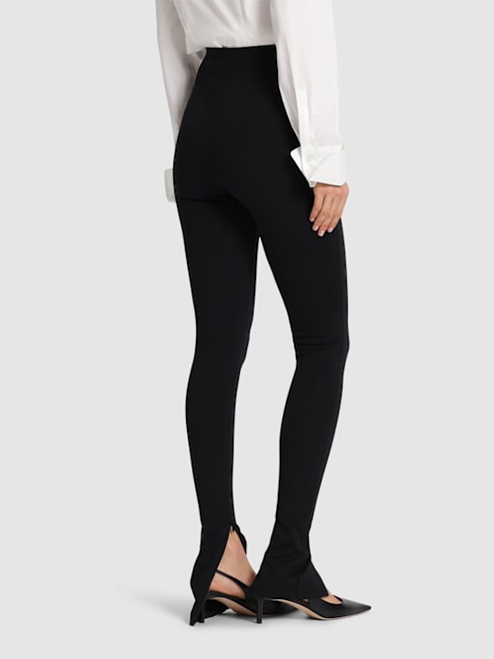 Wardrobe.nyc: Leggings aus Stretch-Jersey „Hailey Bieber“