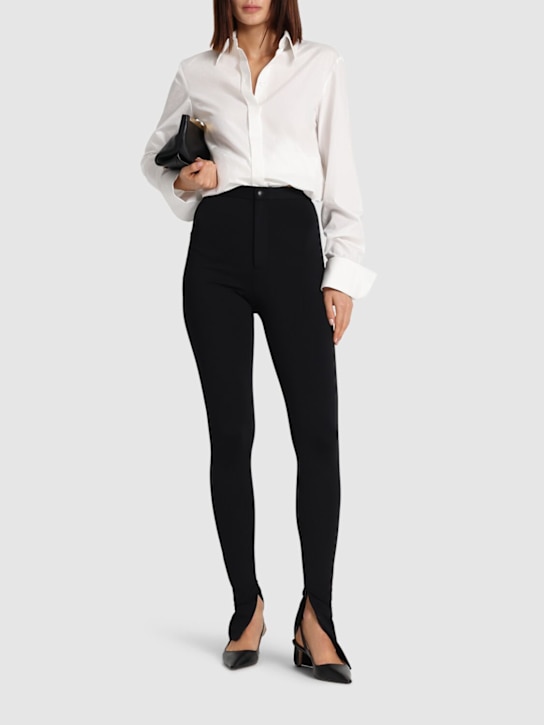 Wardrobe.nyc - Leggings aus Stretch-Jersey „Hailey Bieber“