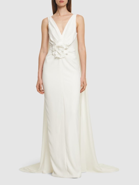 Roland Mouret: Leichtes Kleid mit Cape