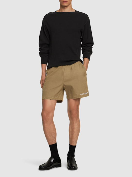 Represent - Short en coton mélangé Represent