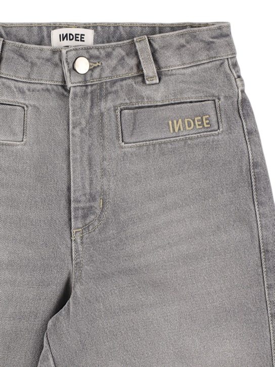 INDEE - Jean droit en denim taille mi-haute