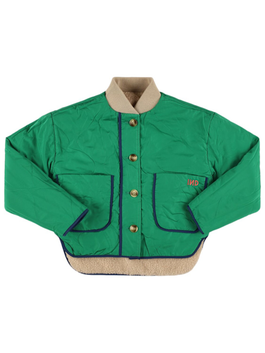 INDEE: Giacca reversibile in teddy e nylon