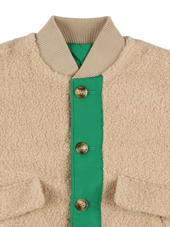INDEE: Giacca reversibile in teddy e nylon