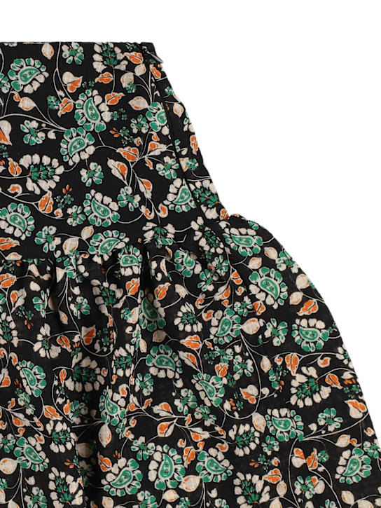 INDEE: Jupe en polyester mélangé imprimé à volants