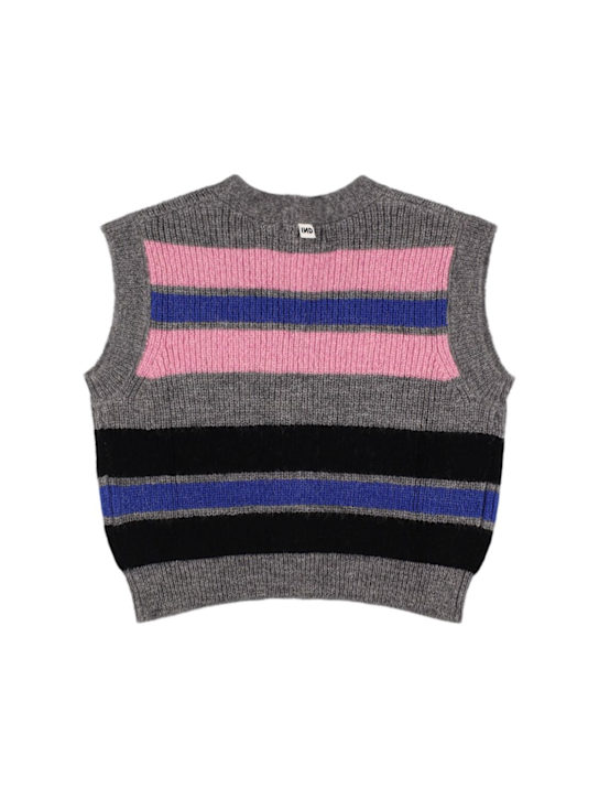 INDEE: Gilet en maille d'alpaga mélangé
