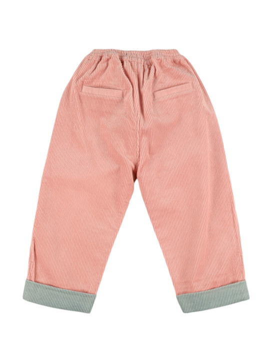 Cooiii: Pantalon loose côtelé color-block