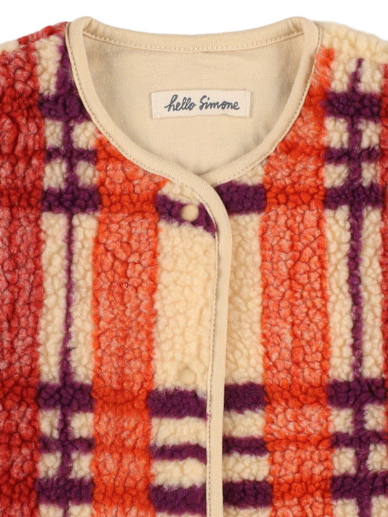 Hello Simone - Gilet en tissu technique imprimé tartan