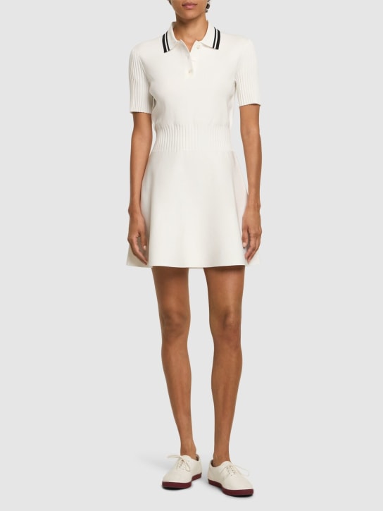 Tory Sport - Robe polo courte en maille technique