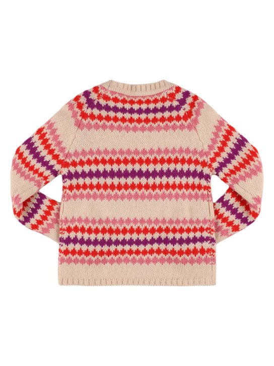 Hello Simone: Pull-over en maille de laine mélangée Marmotte