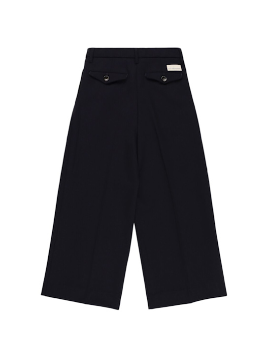 Nine In The Morning: Pantalon en laine mélangée à plis J-Sandra