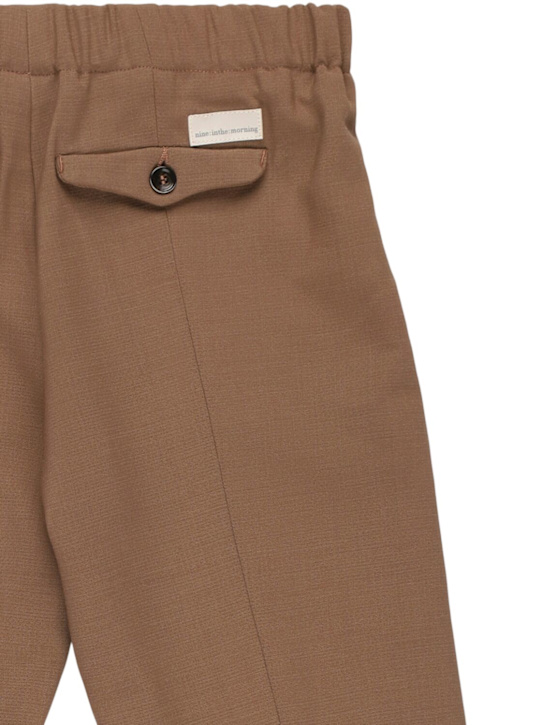 Nine In The Morning: Pantalon chino en laine mélangée J-Mirki