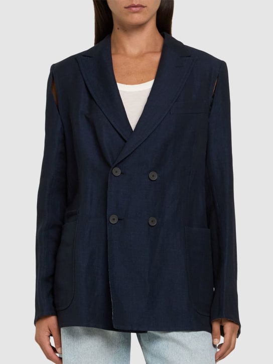BETTTER: Blazer doppio petto Dina in lana e lino