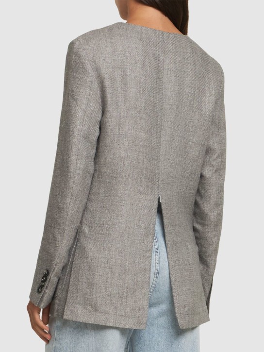 BETTTER: Chaqueta de lana con cuello en V