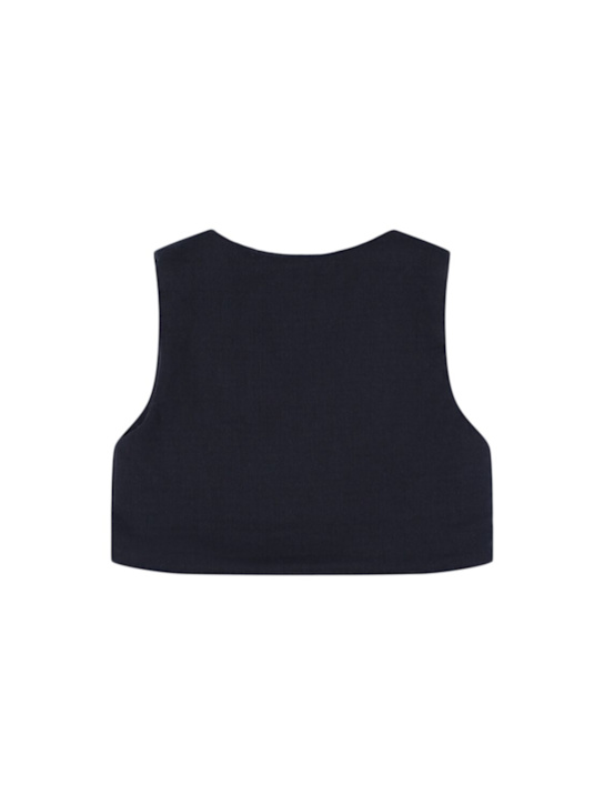Babe & Tess: Gilet en coton brodé Talita
